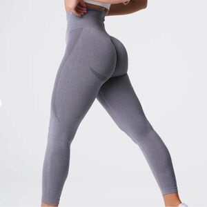 NVGTN Grey Contour Seamless Leggings Size XS